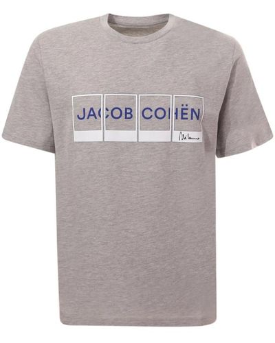 Jacob Cohen Tops > t-shirts - Gris