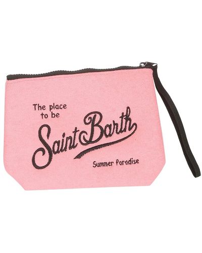 Mc2 Saint Barth Neopren schwamm tasche für männer - Pink