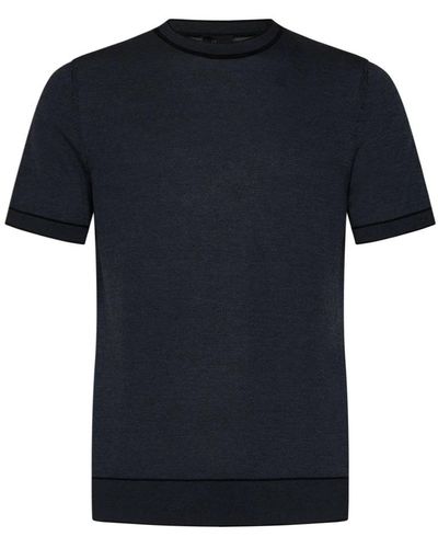 Brioni T-Shirts - Black