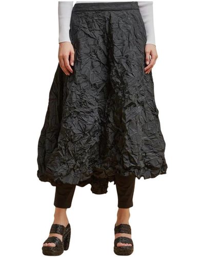 Liviana Conti Midi Skirts - Black