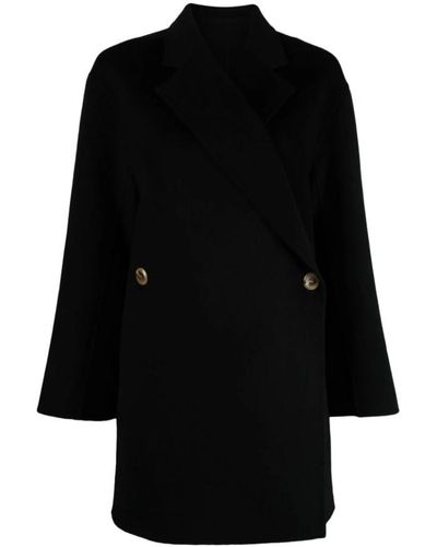 By Malene Birger Coats > single-breasted coats - Noir