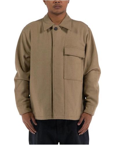 Universal Works Light Jackets - Brown