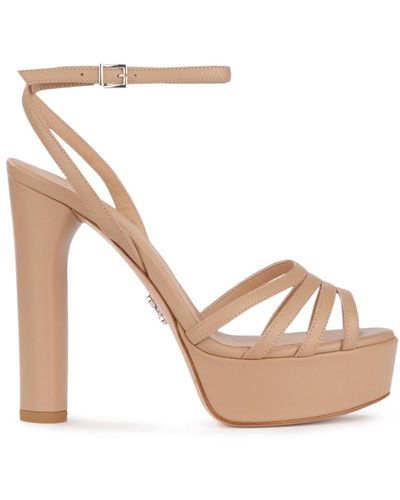 Sergio Levantesi Shoes > sandals > high heel sandals - Neutre