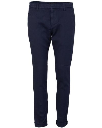 Dondup Trousers > slim-fit trousers - Bleu