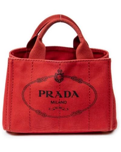 Prada Pre-owned > Pre-owned Bags > Pre-owned Handbags - Rood