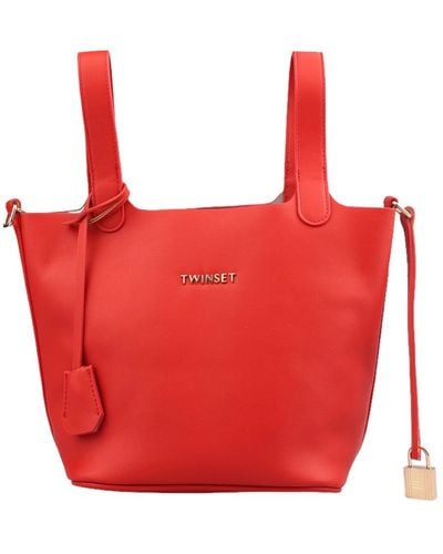 Twin Set Tote Bags - Red