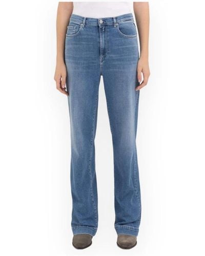 Replay Boot-Cut Jeans - Blue