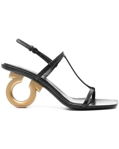 Ferragamo High Heel Sandals - Metallic