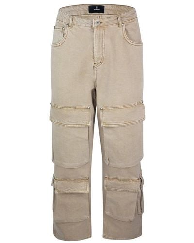 Represent Straight Trousers - Natural