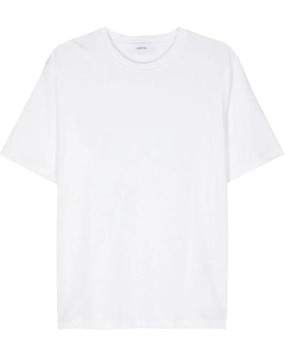 Lardini Weiße crew neck t-shirt