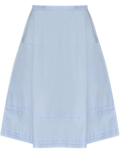 Marni Falda de algodón orgánico - Azul