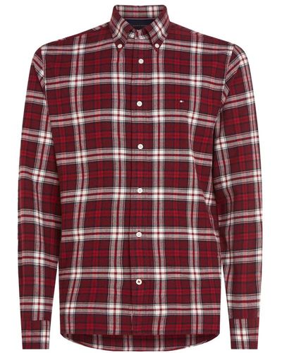 Tommy Hilfiger Casual Shirts - Red