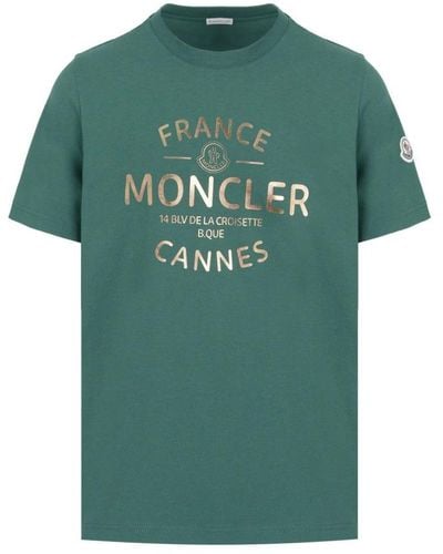 Moncler T-Shirts - Green