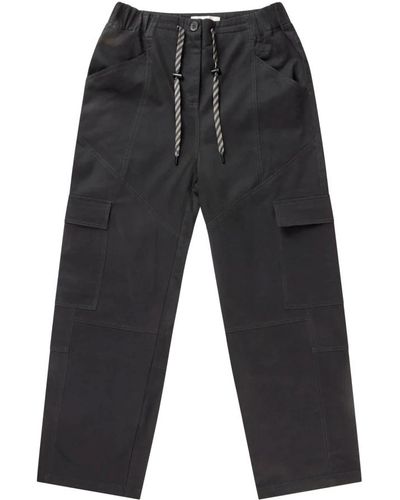 Munthe Trousers > straight trousers - Gris