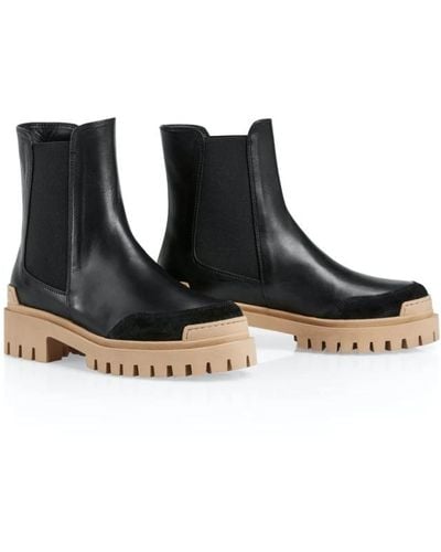 Marc Cain Stilvolle Ankle Boots für modebewusste Frauen - Schwarz