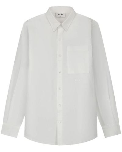 OLAF HUSSEIN Casual Shirts - White