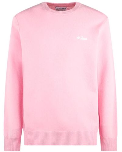 Saint Barth Round-Neck Knitwear - Pink