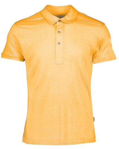 Orlebar Brown Tops > polo shirts - Jaune