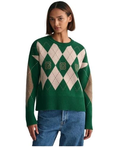 GANT Knitwear > round-neck knitwear - Vert