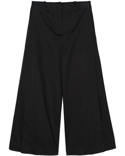 Semicouture Cropped Trousers - Black