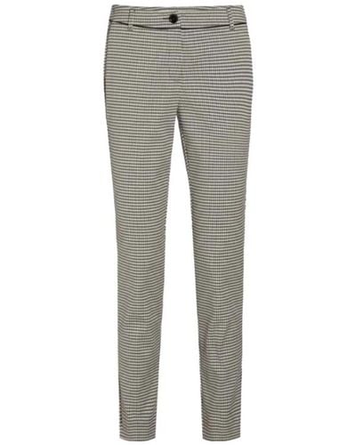 Marella Slim-Fit Trousers - Grey