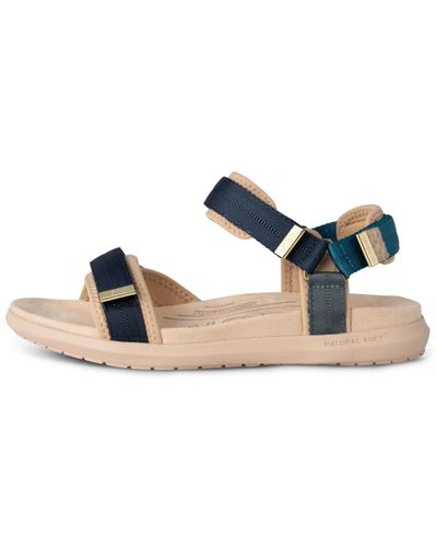 Woden Flat sandals - Blau