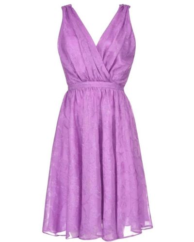 Pinko Short Dresses - Purple