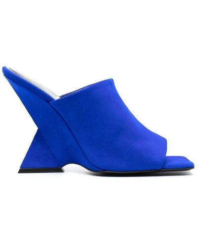 The Attico Shoes > heels > heeled mules - Bleu