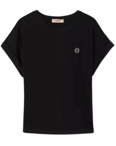 Twin Set Tops > t-shirts - Noir