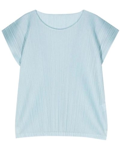 Issey Miyake T-Shirts - Blue
