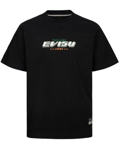 Evisu T-shirts - Schwarz