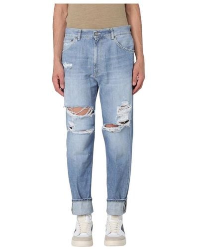 Dondup Stylische denim jeans für männer - Blau