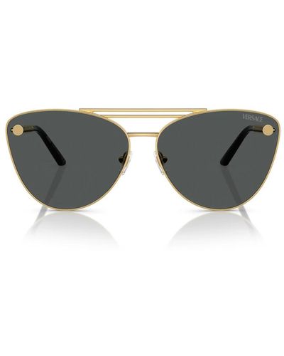 Versace Cat-eye sonnenbrille mit ikonischem design - Grau