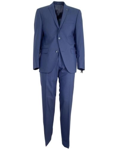 Roy Robson Single Breasted Suits - Blue