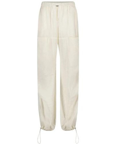 Jane Lushka Trousers > straight trousers - Blanc
