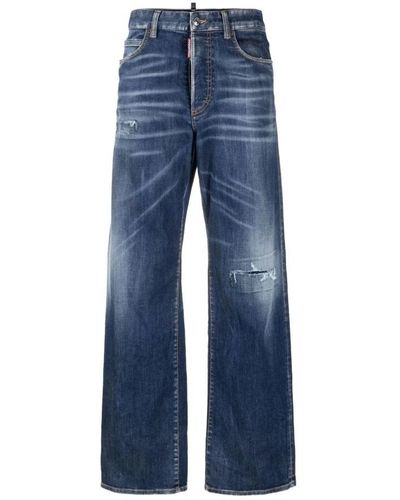 DSquared² Wide Jeans - Blue