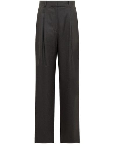 Loulou Studio Trousers > straight trousers - Gris