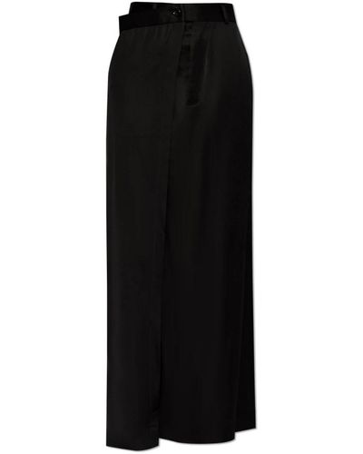 MM6 by Maison Martin Margiela Skirts > maxi skirts - Noir