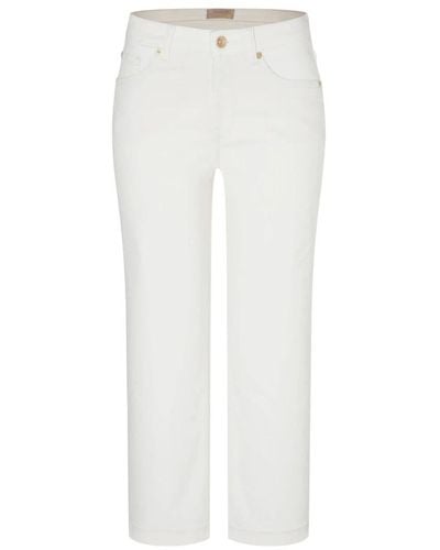 M·a·c Straight Jeans - White