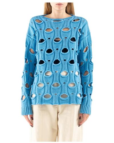 Tela Knitwear > round-neck knitwear - Bleu