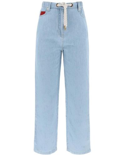 Agnona Straight jeans - Azul