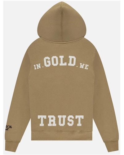 In Gold We Trust Hoodies - Natural