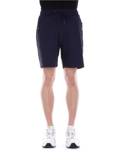 CoSTUME NATIONAL Shorts blu cnc tasche con zip