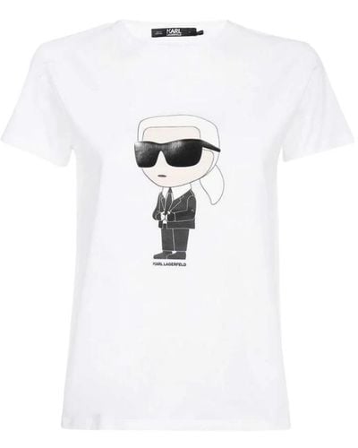 Karl Lagerfeld T-Shirts - White