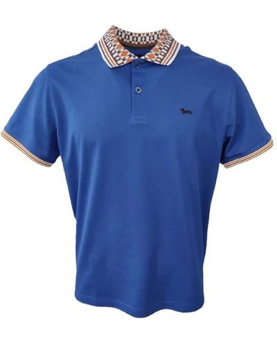 Harmont & Blaine Polo Shirts - Blue