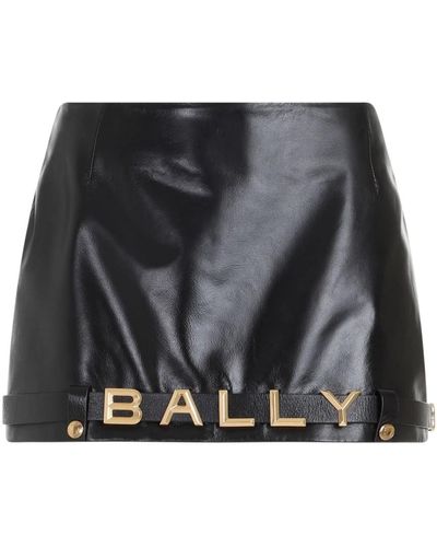 Bally Skirts > leather skirts - Noir