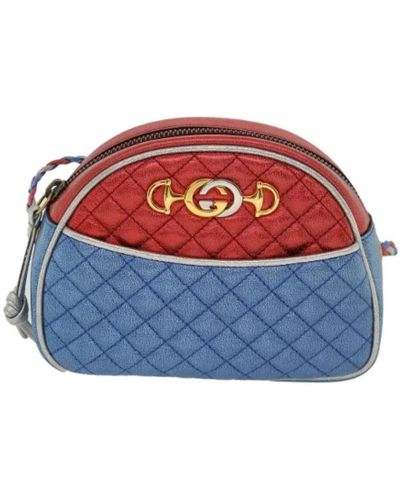 Gucci Pre-owned > pre-owned bags > pre-owned cross body bags - Bleu