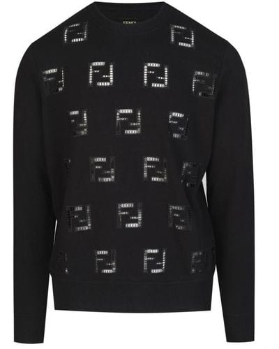 Fendi Sweatshirts - Black