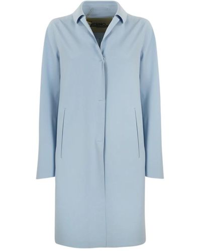 Herno Coats > single-breasted coats - Bleu