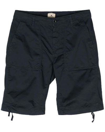 C.P. Company Blaue baumwollmischung kordelzug shorts